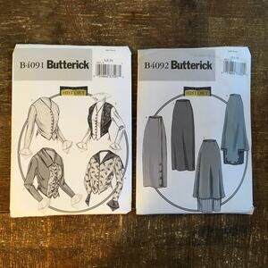 Butterick Sewing Pattern 4091 Making History 1914 Basque Shirt Skirt 6-10 UNCUT